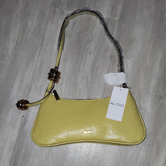 Aldo Handbags - ALDO Amelliee Yellow shoulder bag